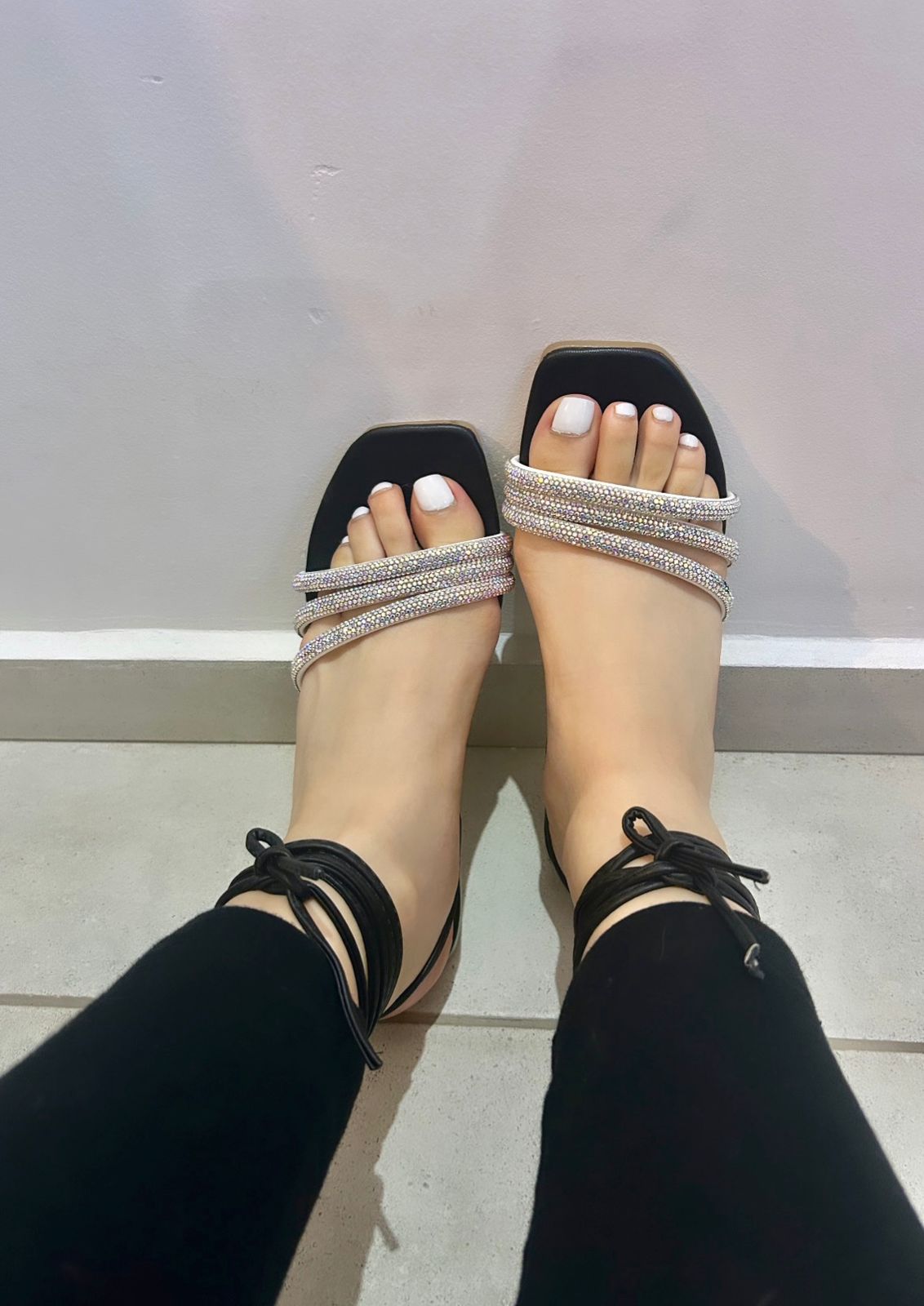 Daniela negro con plata